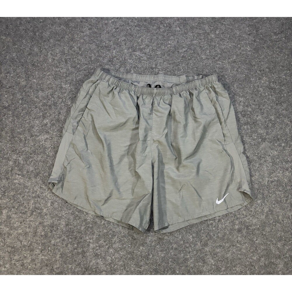 Nike Challenger Running Shorts Size 2XL Brief-Lined Gray 7”